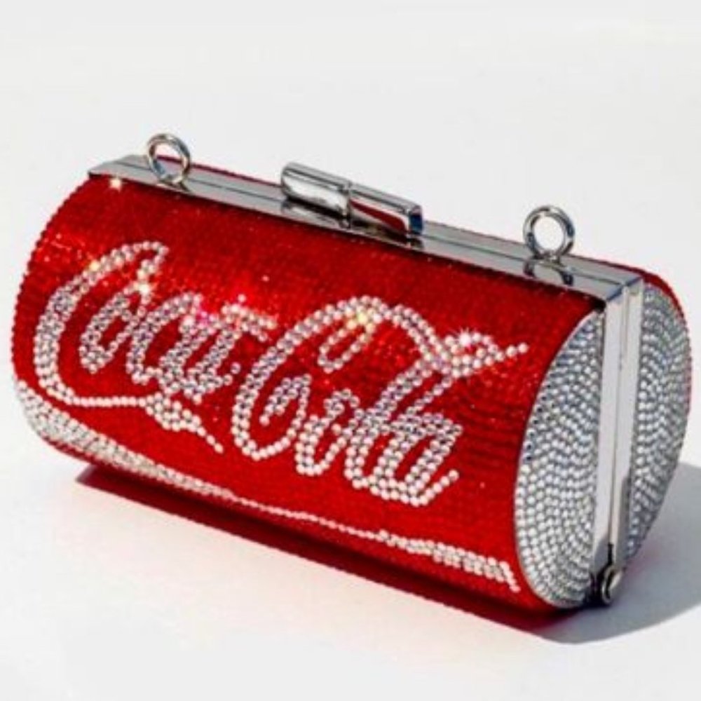 ♥️ Coca Cola Crystal Clutch Purse